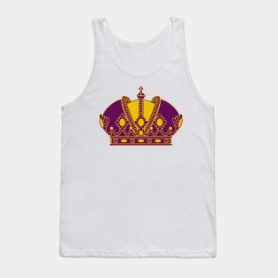 Imperial Crown (purple and gold) Tank Top